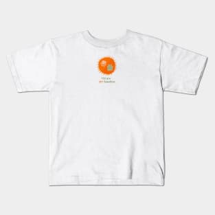 Sun with paw prints Kids T-Shirt